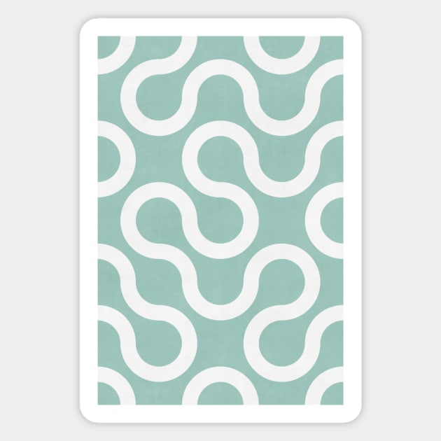 My Favorite Geometric Patterns No.34 - Light Blue Magnet by ZoltanRatko